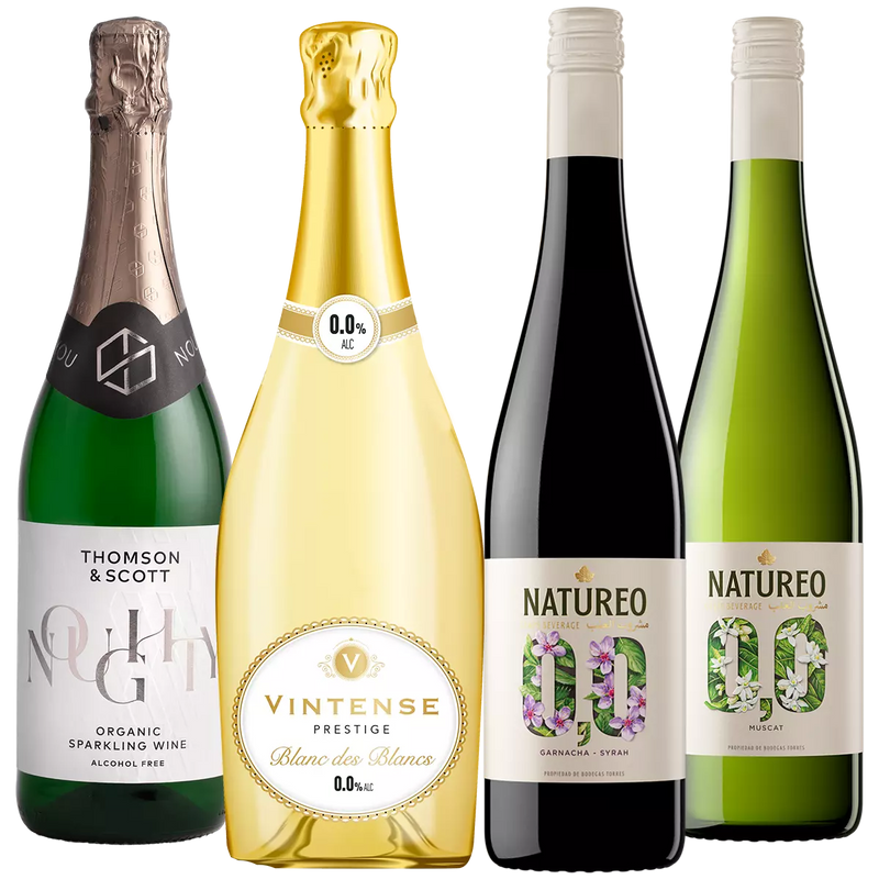 Alcohol Free Wine Taster Bundle, Mixed Case 4x75cl