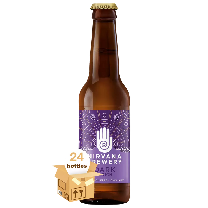 Nirvana Dark and Rich Stout 0.0%, Case 24x33cl