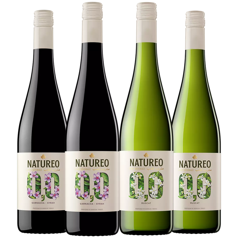 Natureo Still Wines Taster Bundle, Mixed Case 4x75cl