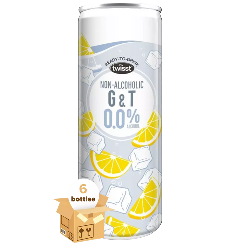 Twisst Gin Tonic Non Alcoholic Cocktail, Case 6x240ml