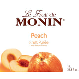 Monin Peach Puree, 1L