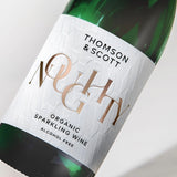 Thomson & Scott Noughty Organic Non Alcoholic Sparkling Wine Bundle, 2x75cl