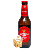 Estrella Damm 0.0% Non Alcoholic Beer, Case 12x25cl