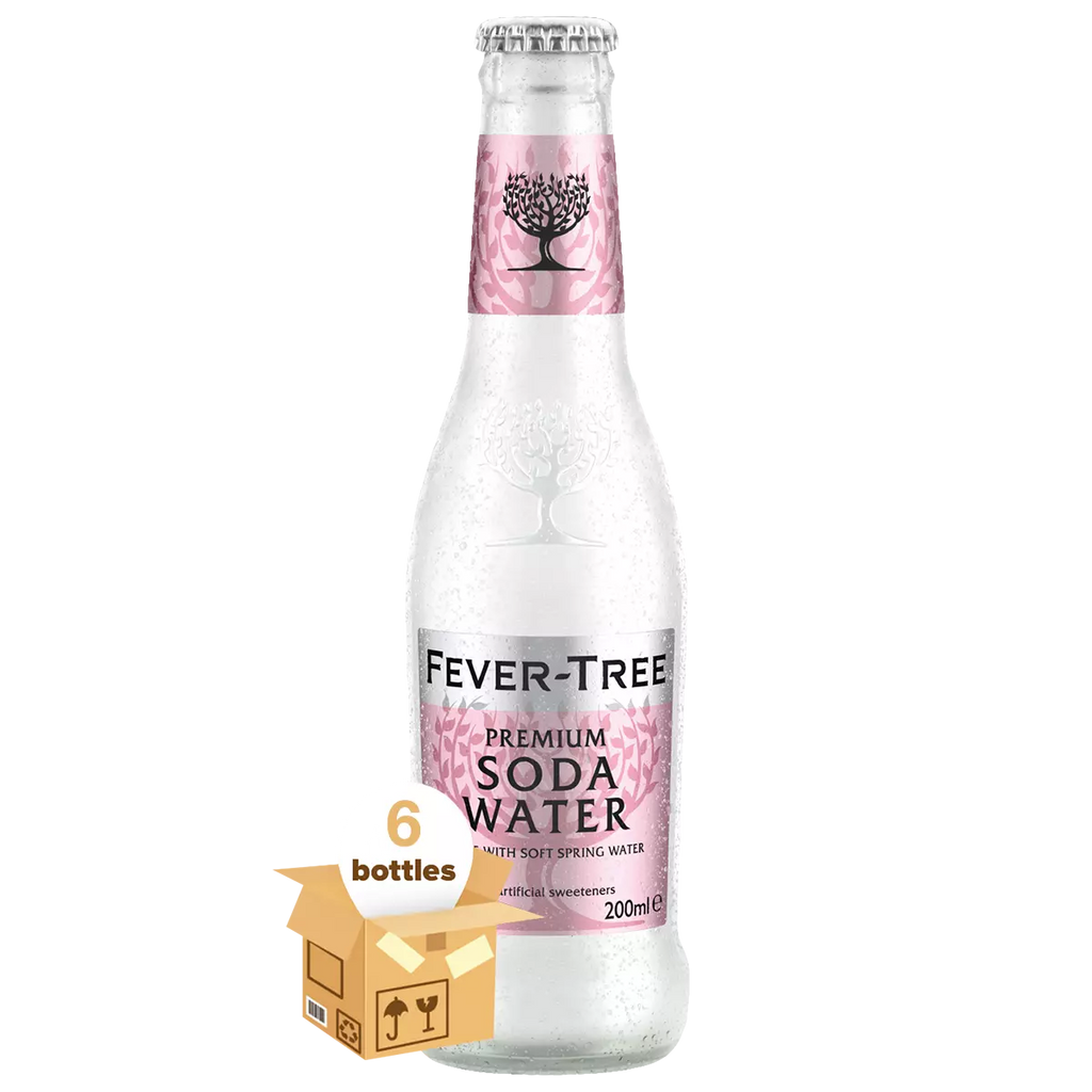 Fever-Tree Premium Soda Water, Case 6x200ml