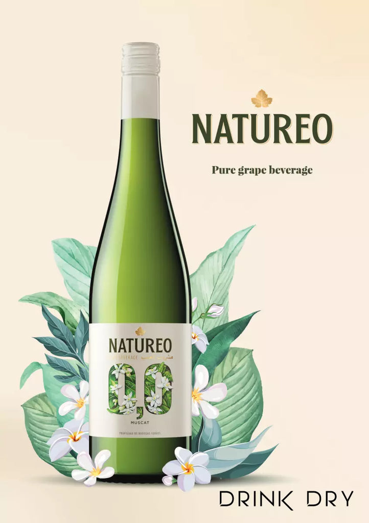 Natureo Muscat Grape Beverage 0.0%, 75cl