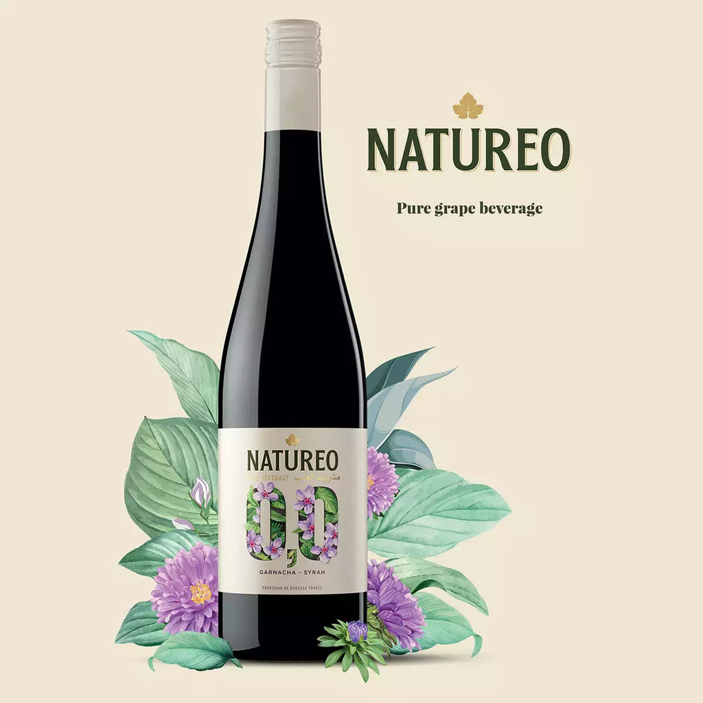 Natureo Sparkling Muscat Grape & Garnacha Syrah Grape 0.0%, 2x75cl