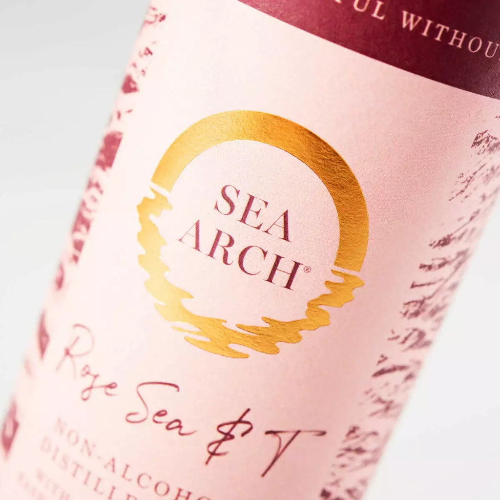 Sea Arch Rose Sea & T Non Alcoholic Gin & Tonic, Case 12x250ml